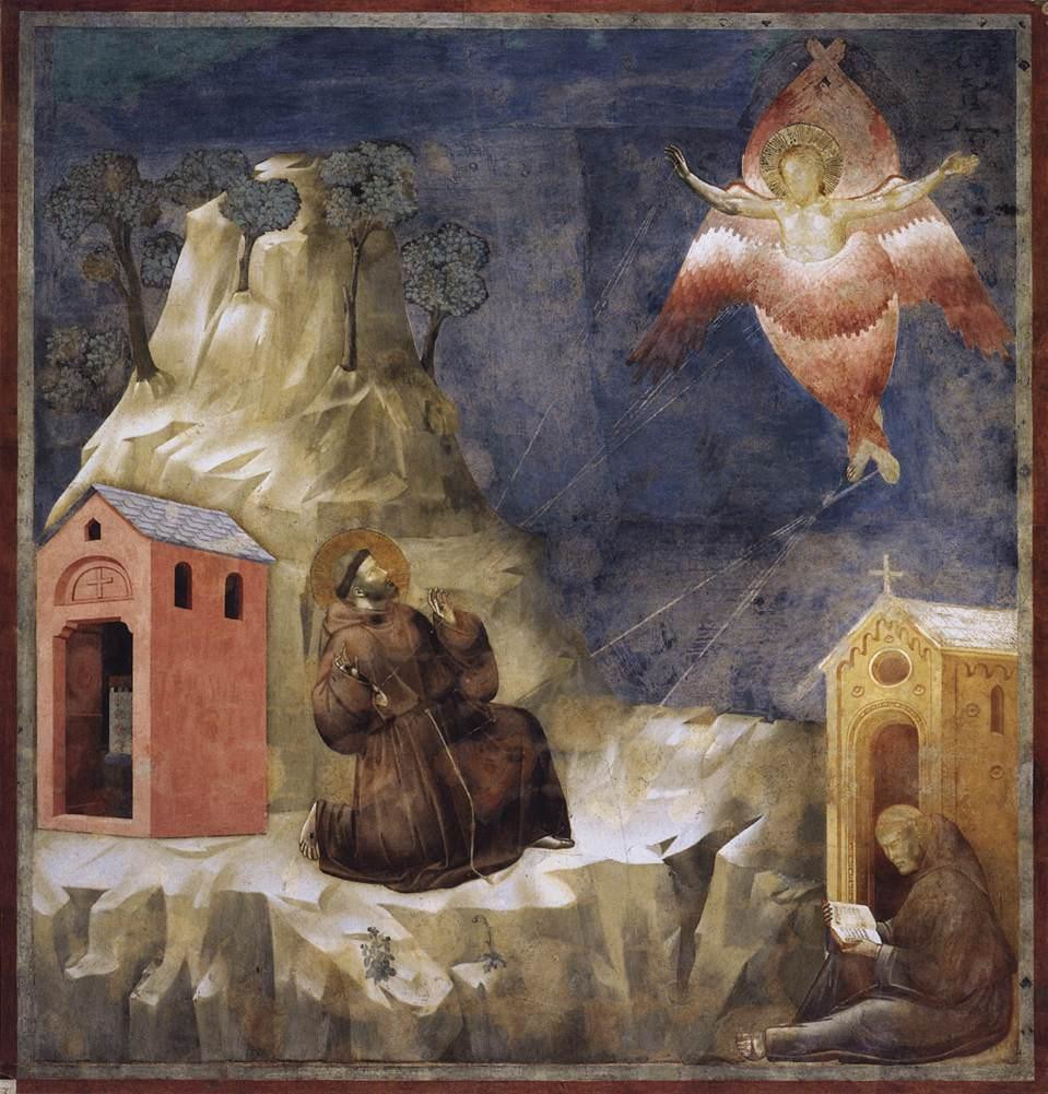 San Francesco riceve le stimmate di Giotto