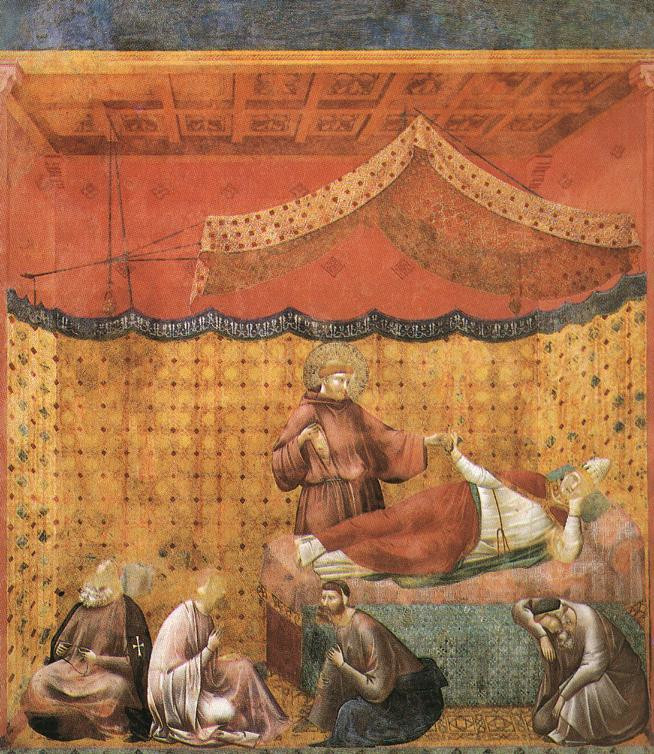 San Francesco appare a Gregorio IX di Giotto