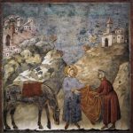 San Francesco dona il mantello a un povero di Giotto