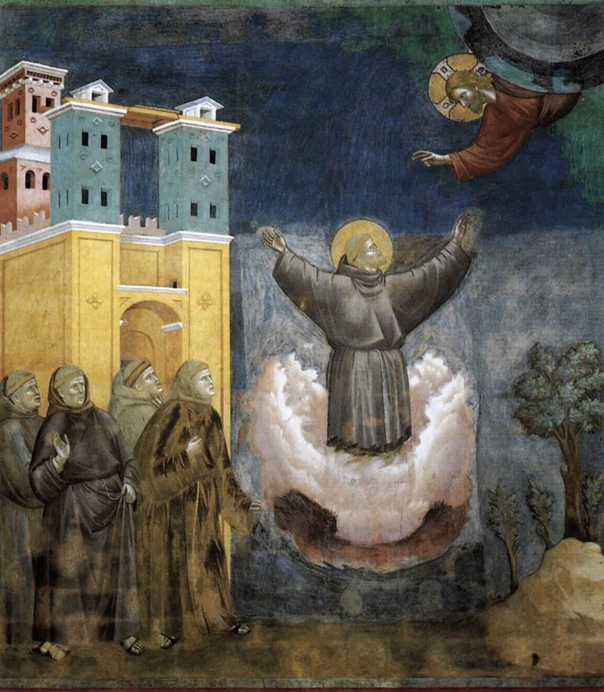 San Francesco in estasi di Giotto