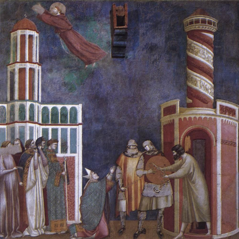 San Francesco libera l'eretico Pietro di Alife di Giotto