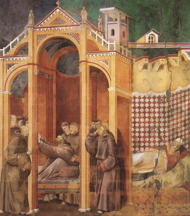 Visioni di frate Agostino e del vescovo di Assisi di Giotto