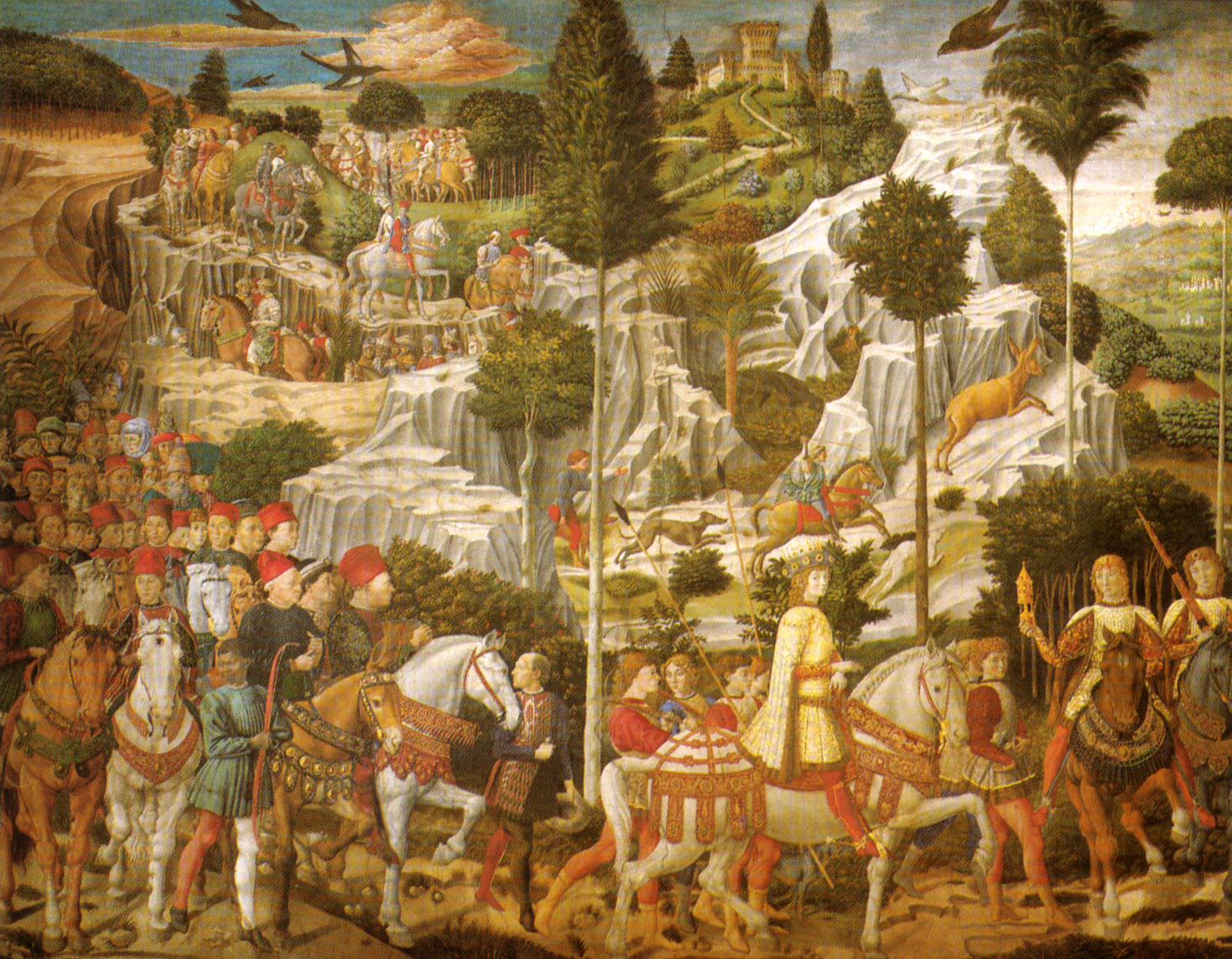 Il Corteo di Lorenzo il Magnifico di Benozzo Gozzoli