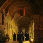 Abelardo nel chiostro di Francois Marius Granet