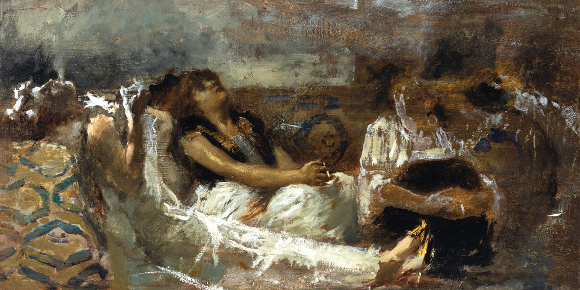 Fumatrici di oppio di Gaetano Previati