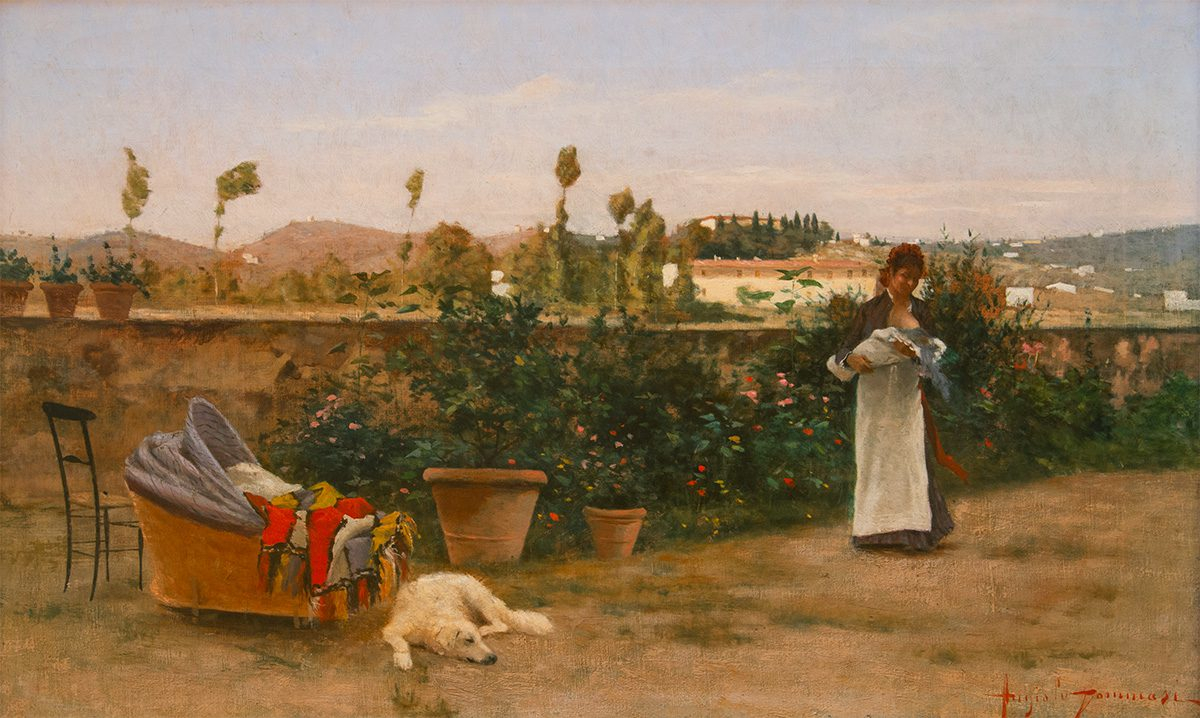 Paesaggio di Angiolo Tommasi