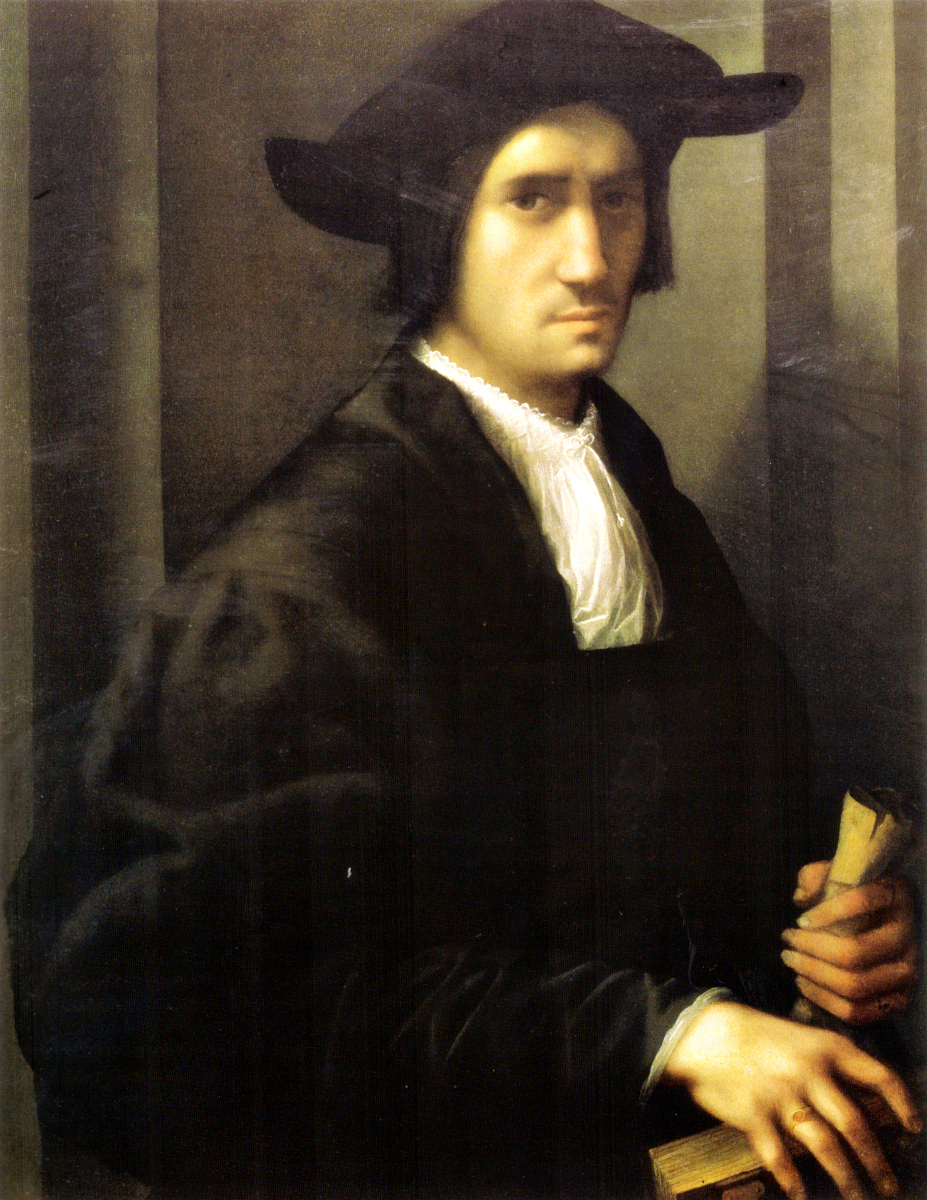 Ritratto di giovane in nero di Rosso Fiorentino