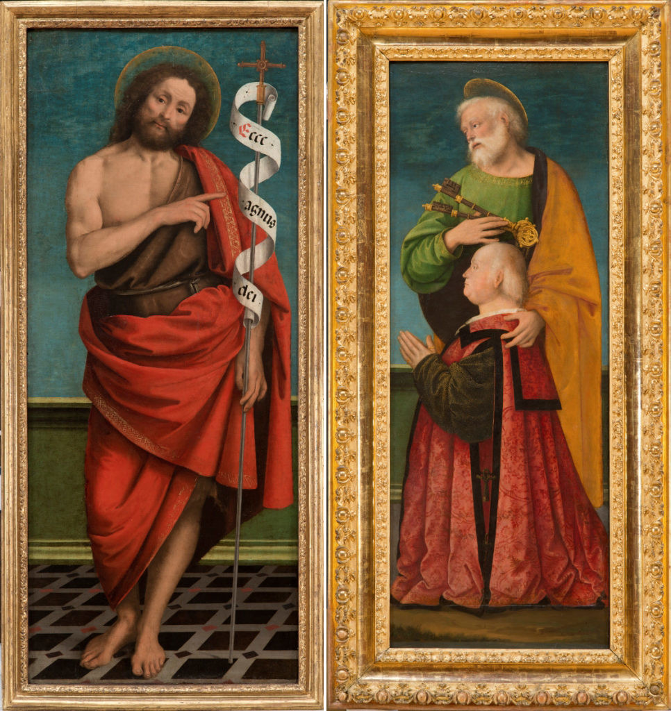 San Pietro e donatore di Gaudenzio Ferrari