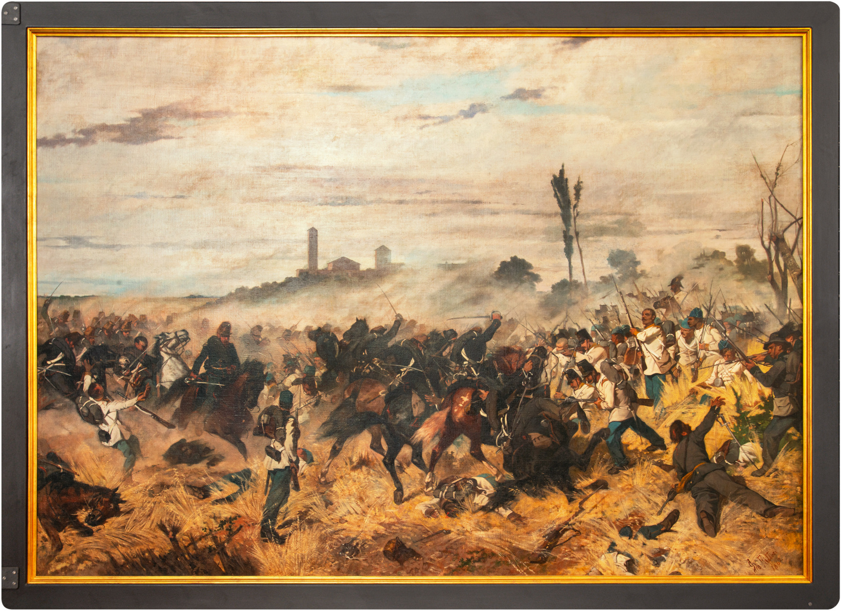 Un episodio della battaglia di Montebello 1859 di Giovanni Fattori
