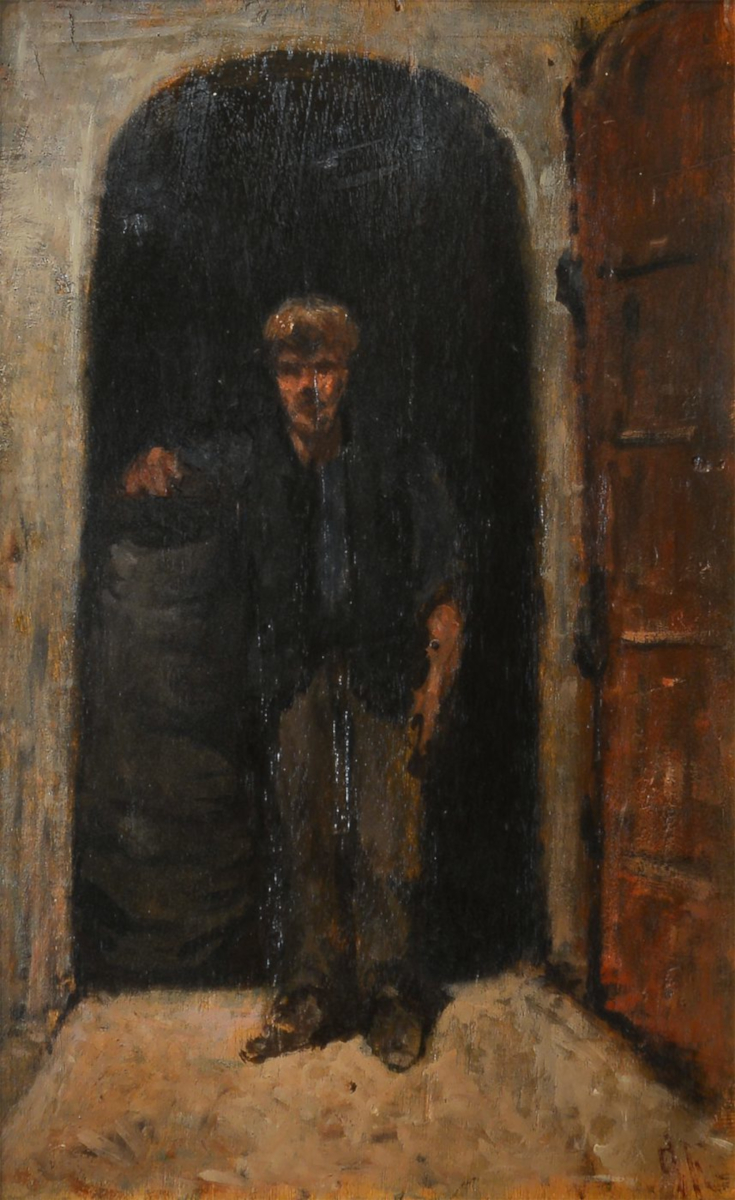 Il fabbro di Giovanni Fattori
