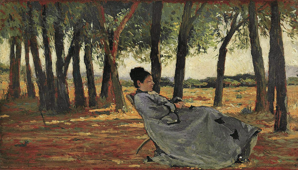La Signora Martelli a Castiglioncello di Giovanni Fattori