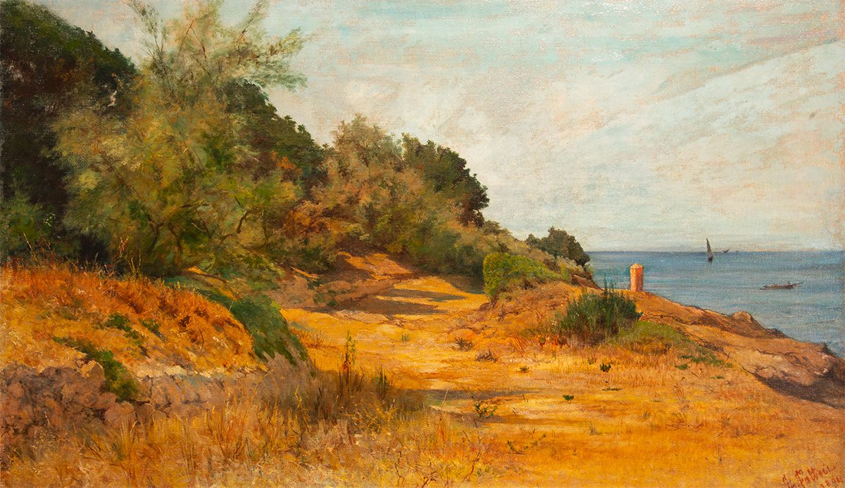 Lungomare di Antignano di Giovanni Fattori