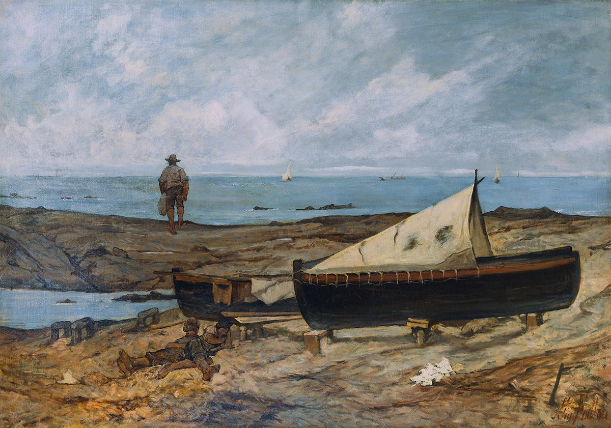 Sulla Spiaggia di Giovanni Fattori
