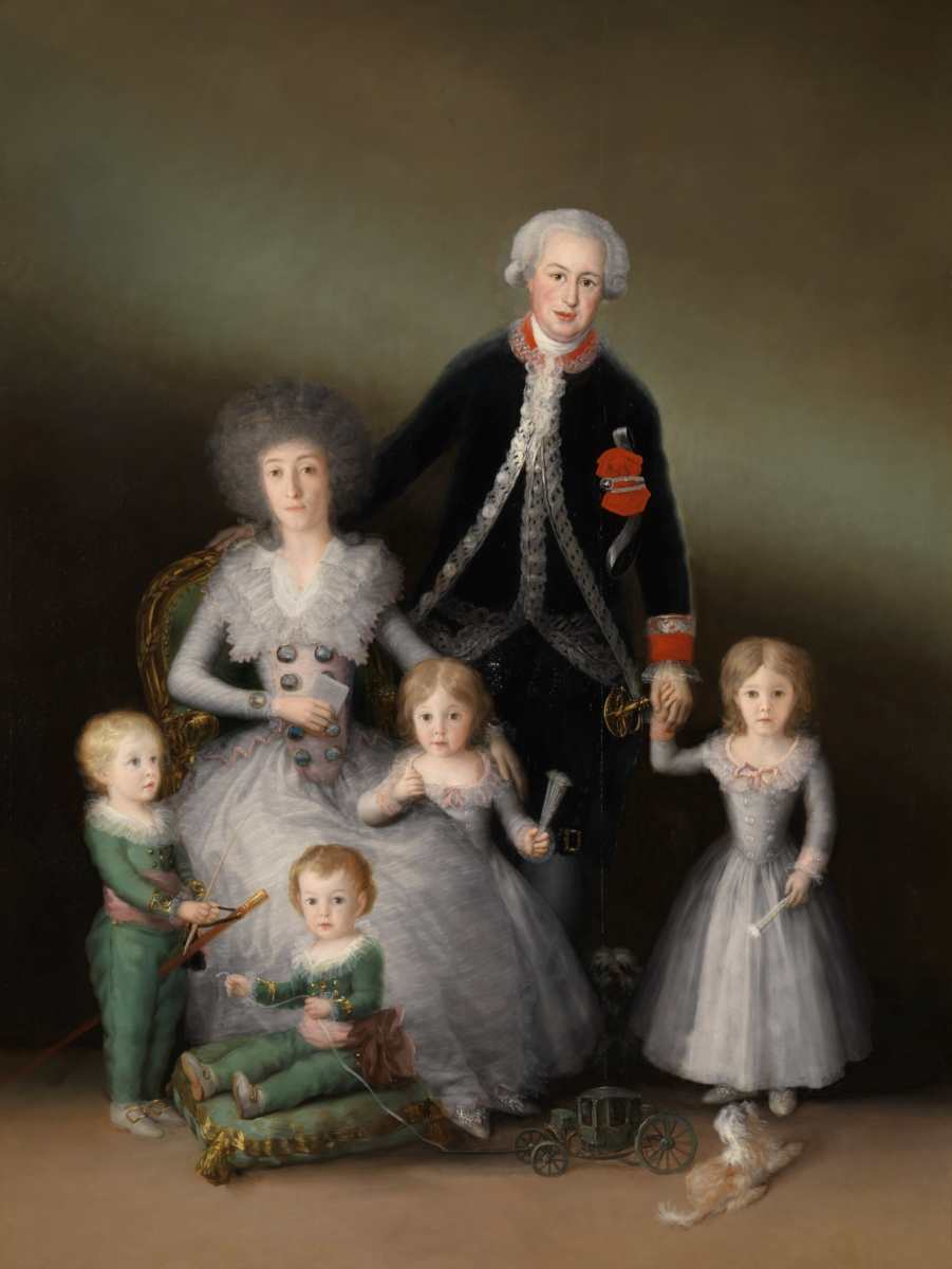 Ritratto dei duchi di Osuna con i figli di Francisco Goya