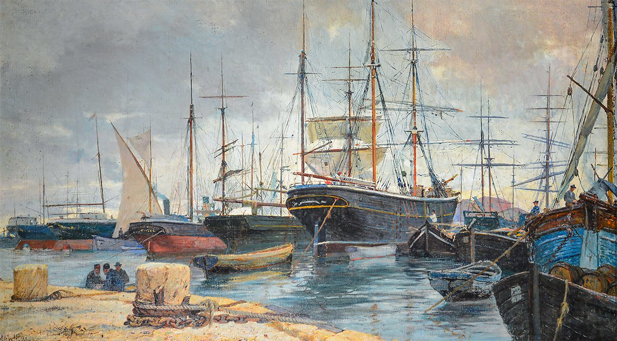 Porto di Livorno di Guglielmo Micheli