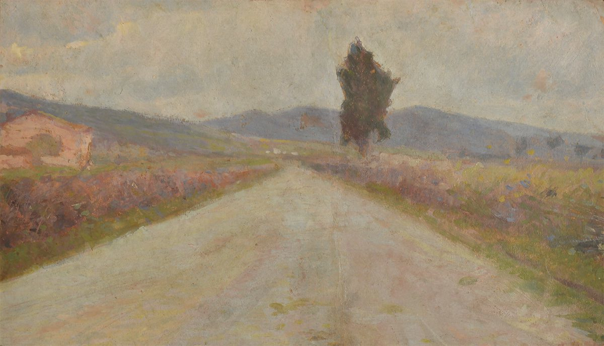 Stradina toscana di Amedeo Modigliani