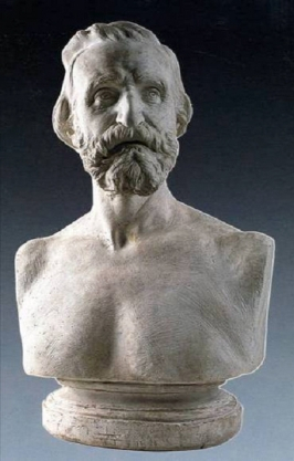 Busto di Giuseppe Verdi di Giulio Monteverde