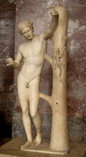 Apollo Sauroctòno di Prassitele