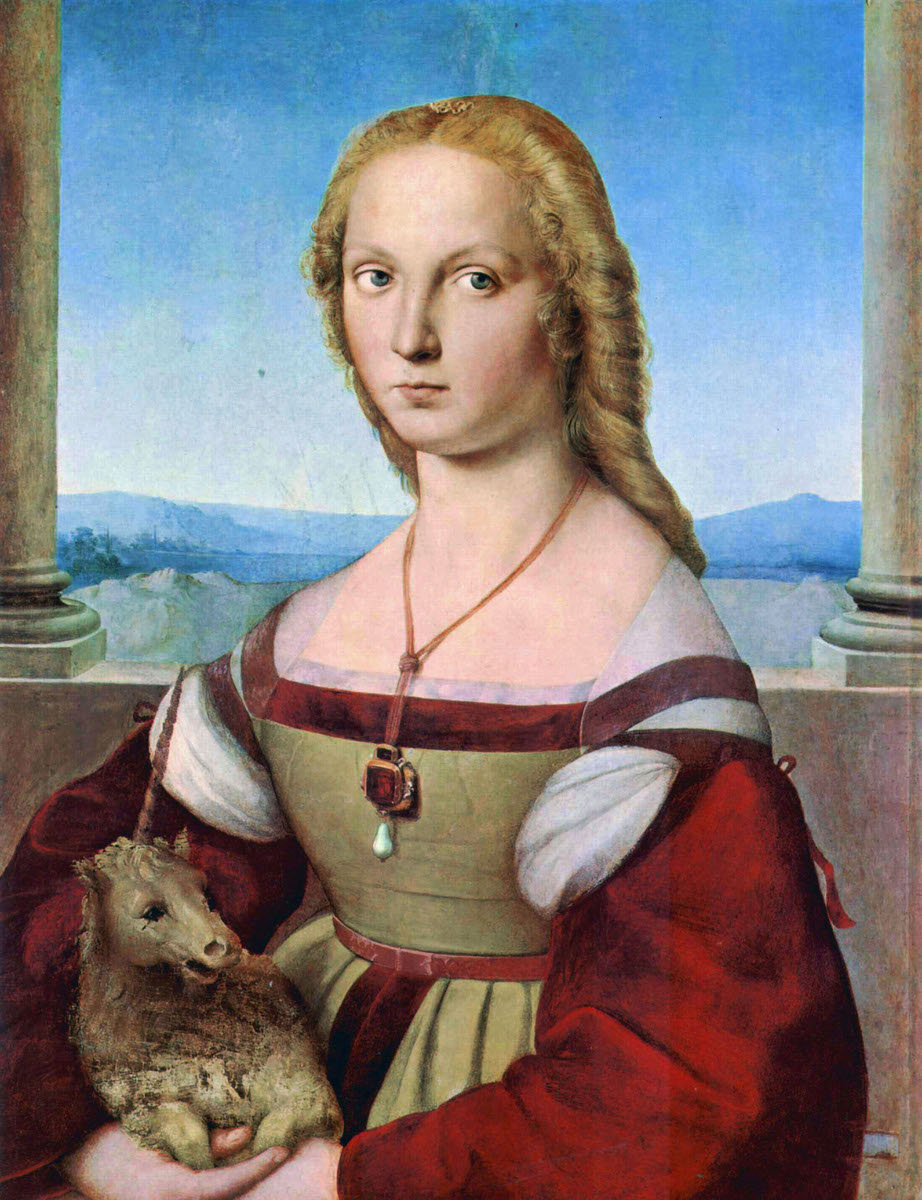Dama con liocorno di Raffaello