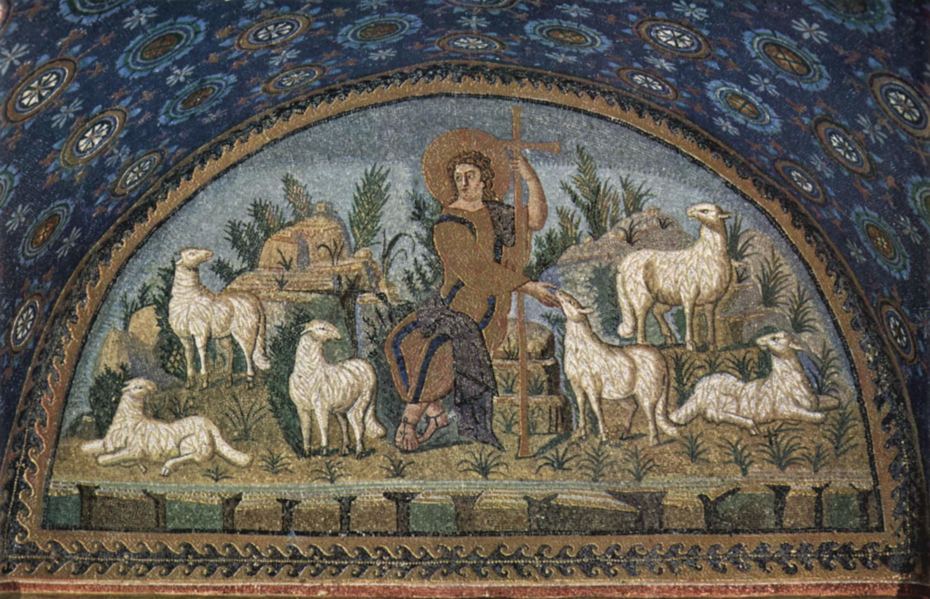 Gesù Buon Pastore del Mausoleo di Galla Placidia di Ravenna