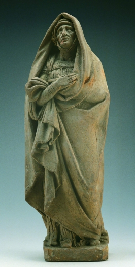 Figura femminile ammantata di Santo Varni