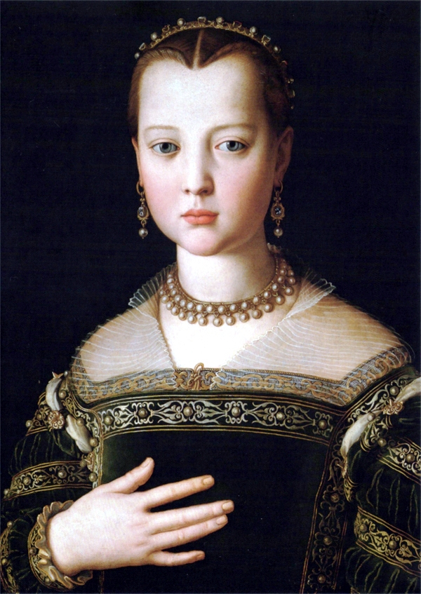 Ritratto di Maria di Cosimo de' Medici di Agnolo Bronzino