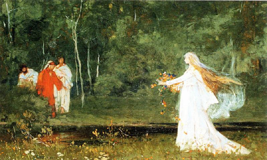 Dante incontra Matelda di Nicolò Barabino