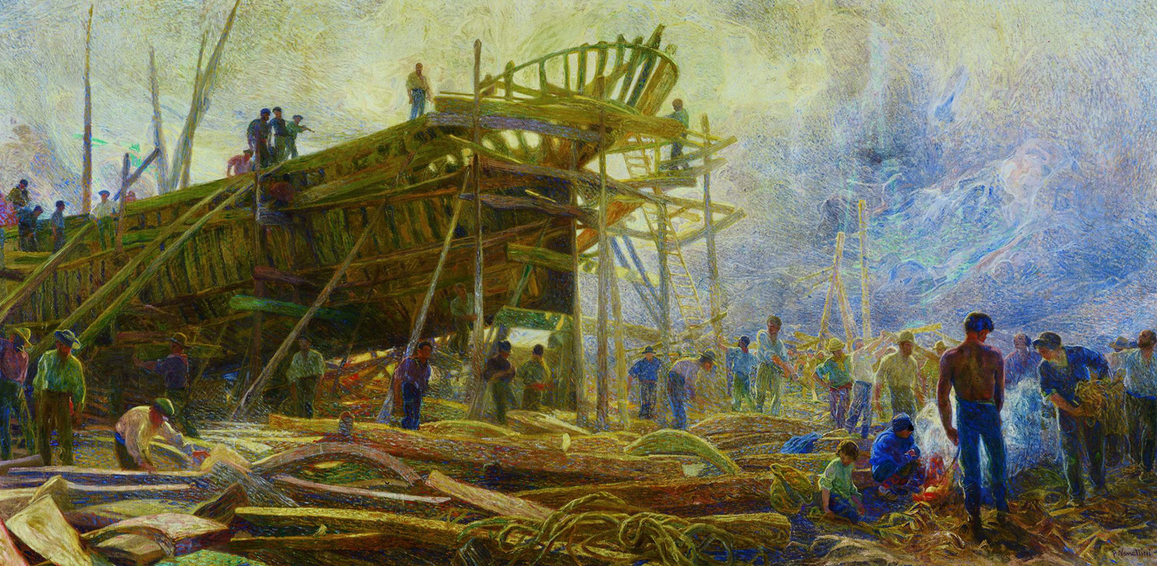 Il cantiere di Plinio Nomellini