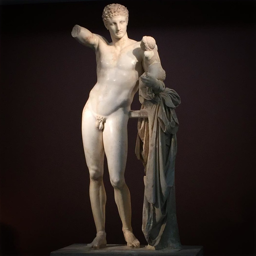 Hermes con Dioniso di Prassitele