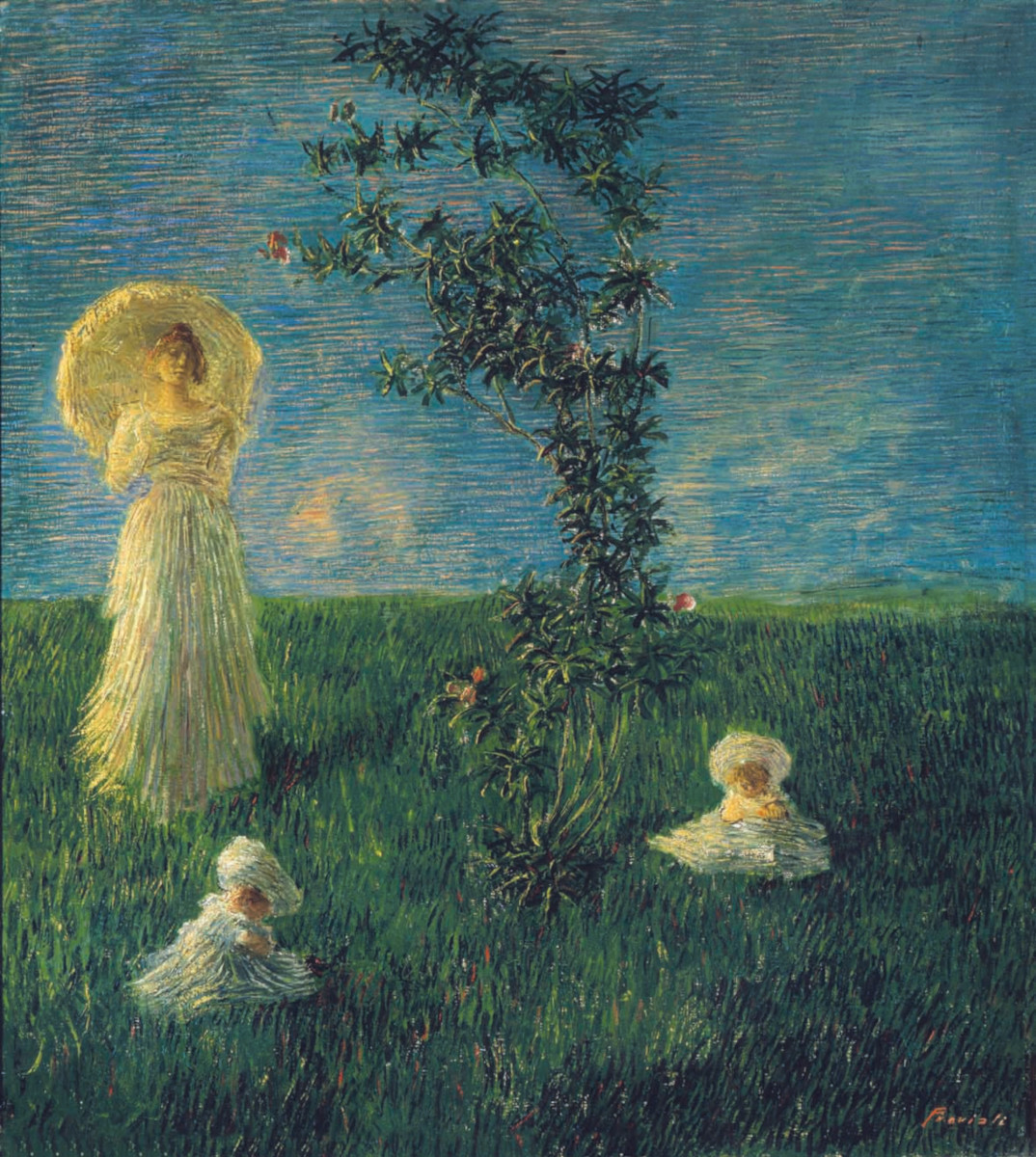Nel prato di Gaetano Previati
