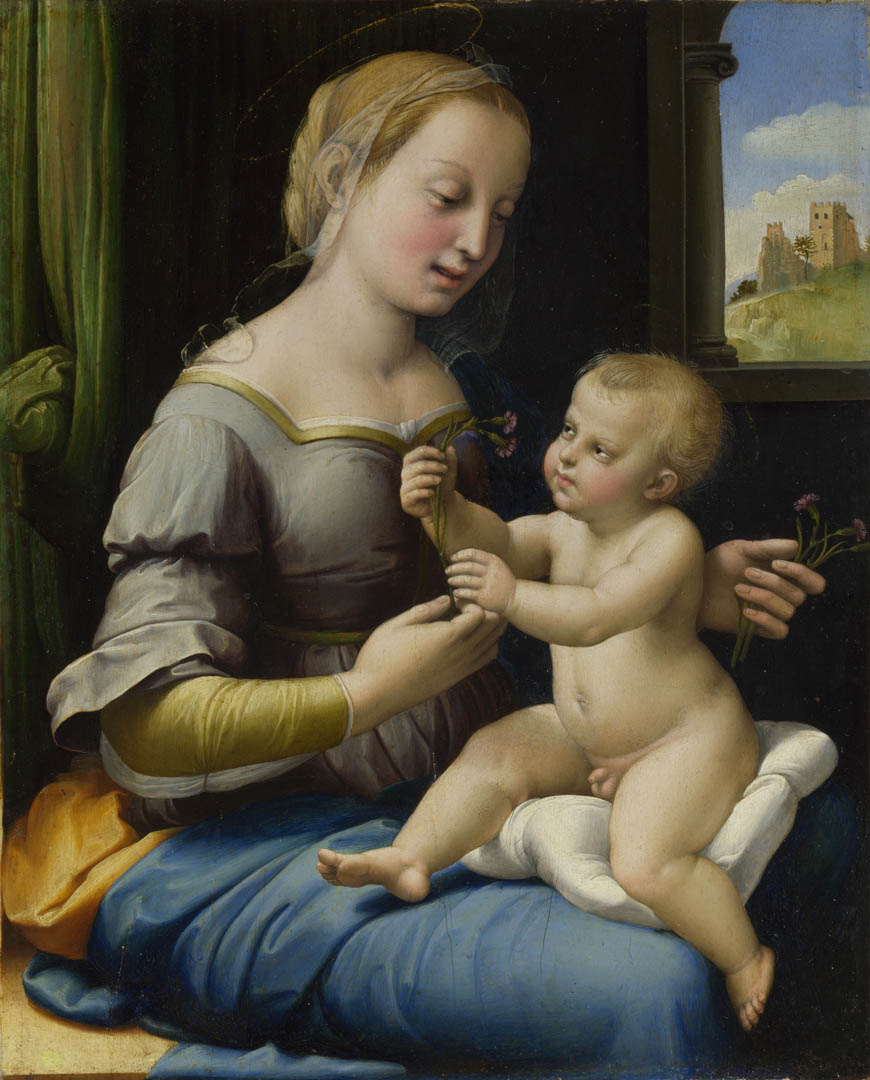Madonna dei Garofani di Raffaello