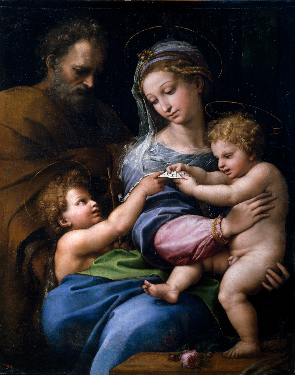 La Madonna della Rosa di Raffaello