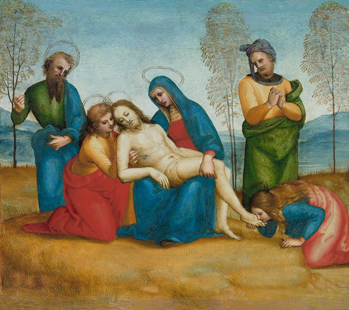 Pietà di Raffaello della Pala Colonna