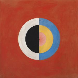Hilma af Klint, Il Cigno, 1915. Svanen, nr 17, grupp IX/SUW, serie SUW/UW", 1915. Stiftelsen Hilma af Klints Verk. Photo: Moderna Museet/Albin Dahlström.