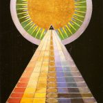 Hilma af Klint, Untitled #1,1915, oil on gold on canvas, private collection