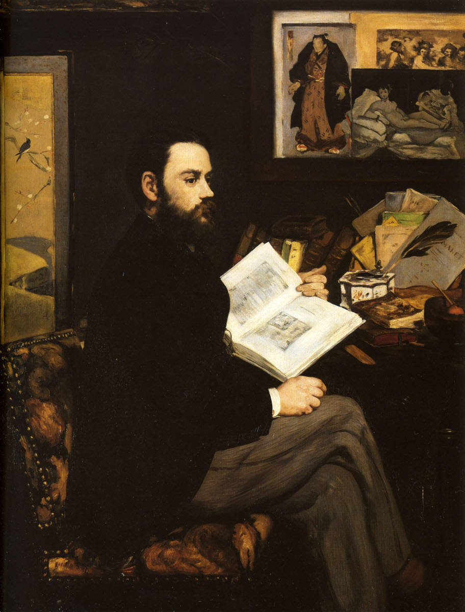 Ritratto di Émile Zola di Édouard Manet