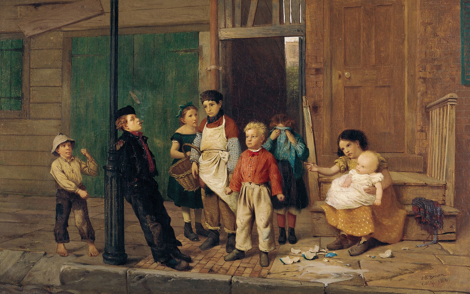 The Bully of the Neighborhood di John George Brown