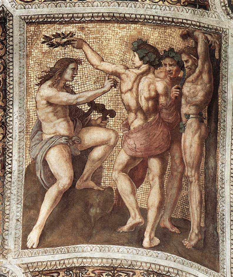 Apollo e Marsia di Raffaello