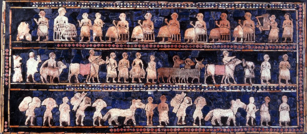 Lo Stendardo di Ur, Pannello della pace
