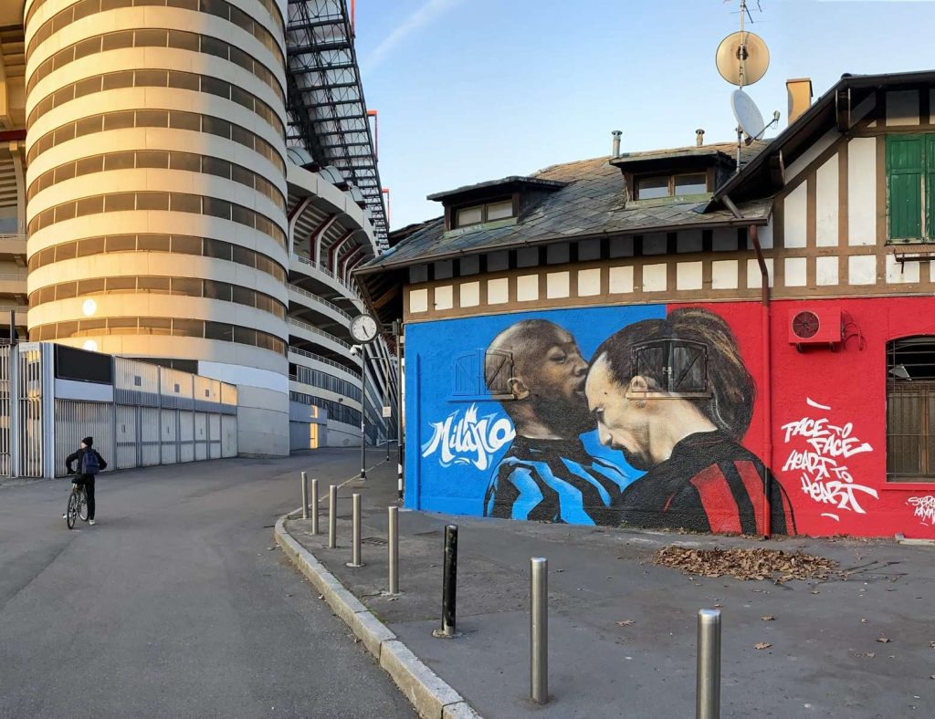 Il Murales Face to Face, Heart to Heart di SteReal e KeyOne