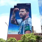 Il Murales di Lionel Messi di Mart&iacute;n Ron