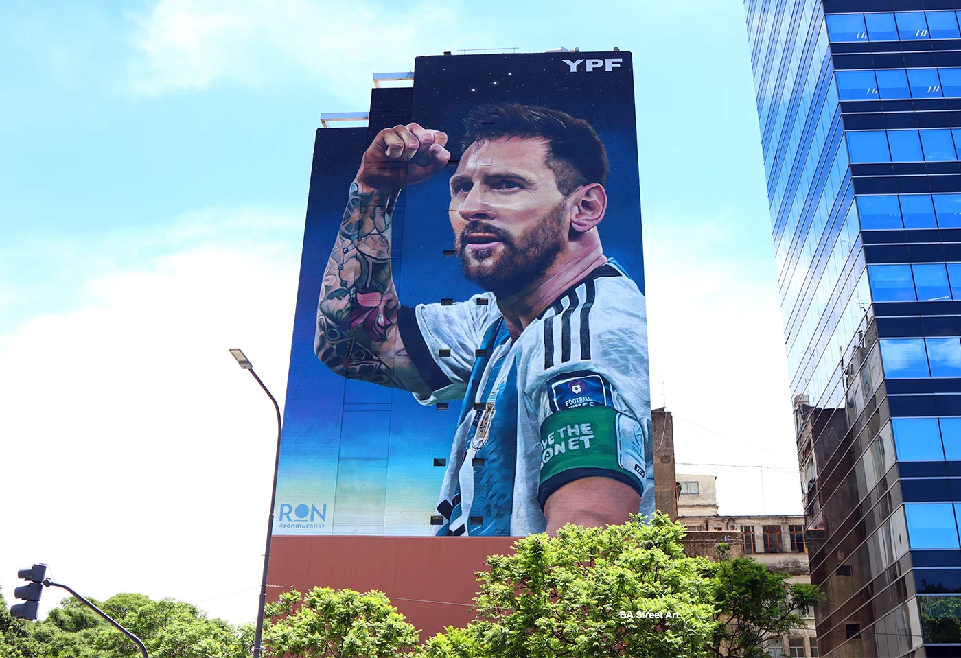 Il Murales di Lionel Messi di Martín Ron