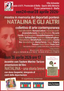Natalina e gli altri di Marco Rabino e Roberta Toscano - Biella aprile 2026 - manifesto
