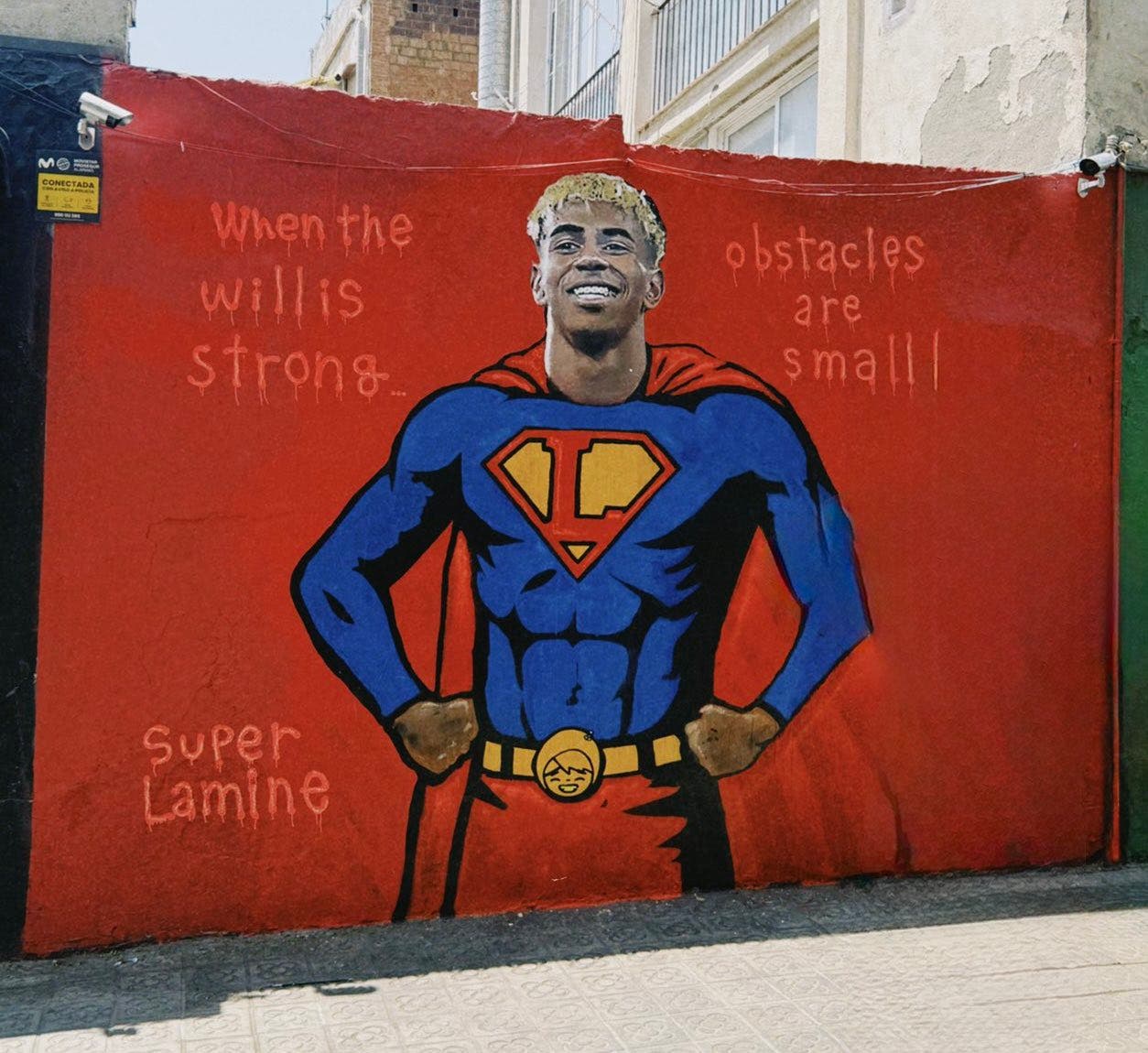 Il Murale di Lamine Yamal di TV Boy