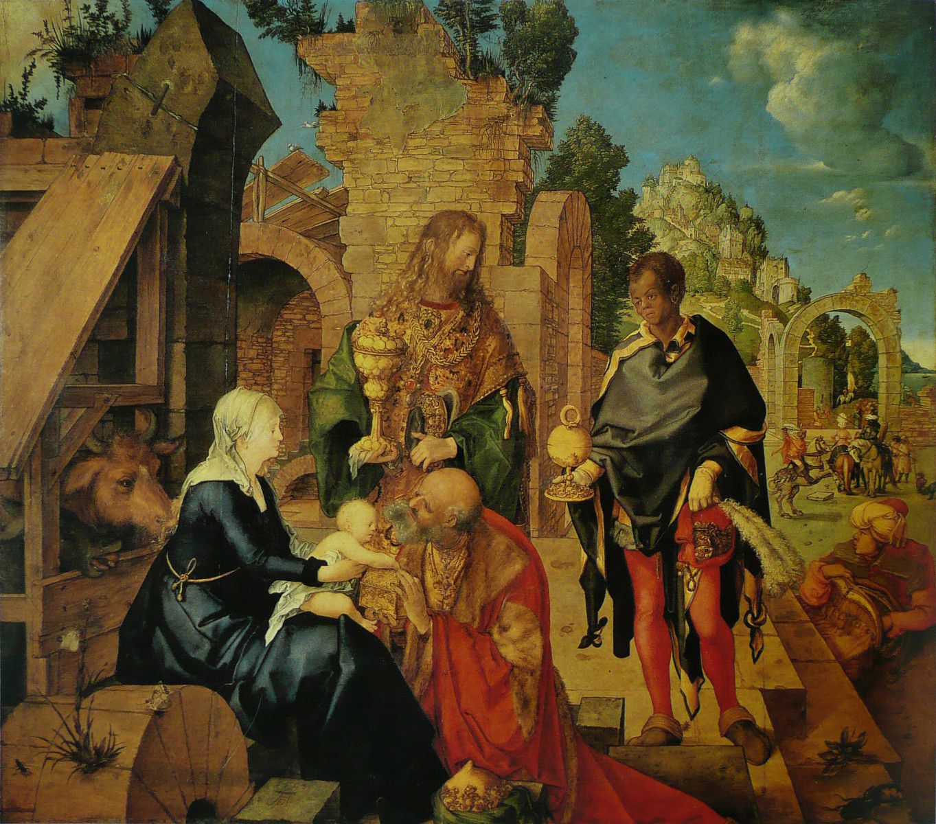 Adorazione dei Magi di Albrecht Dürer