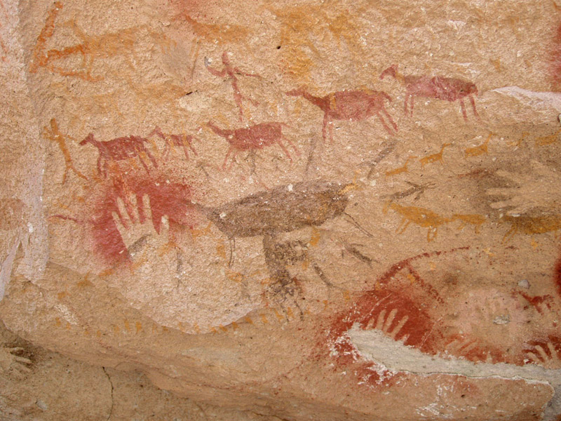 Cueva de las Manos, scene di caccia