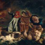 La barca di Dante di Eugène Delacroix
