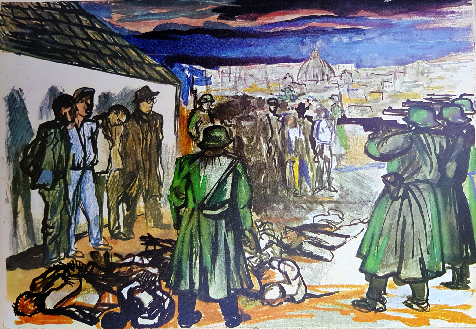 Fucilazioni a Roma di Renato Guttuso