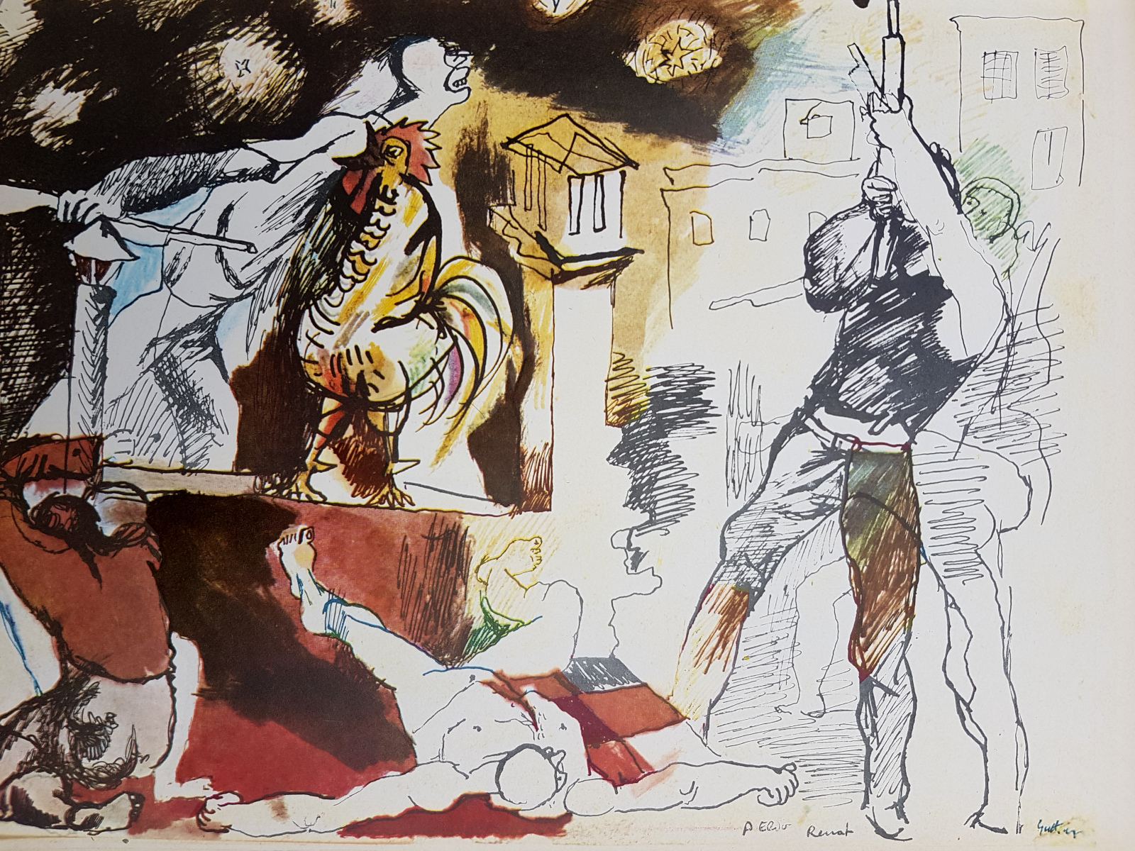 Notte di coprifuoco a Roma di Renato Guttuso