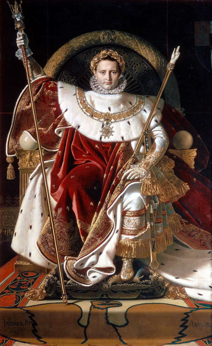 Napoleone I sul trono imperiale di Jean-Auguste-Dominique Ingres